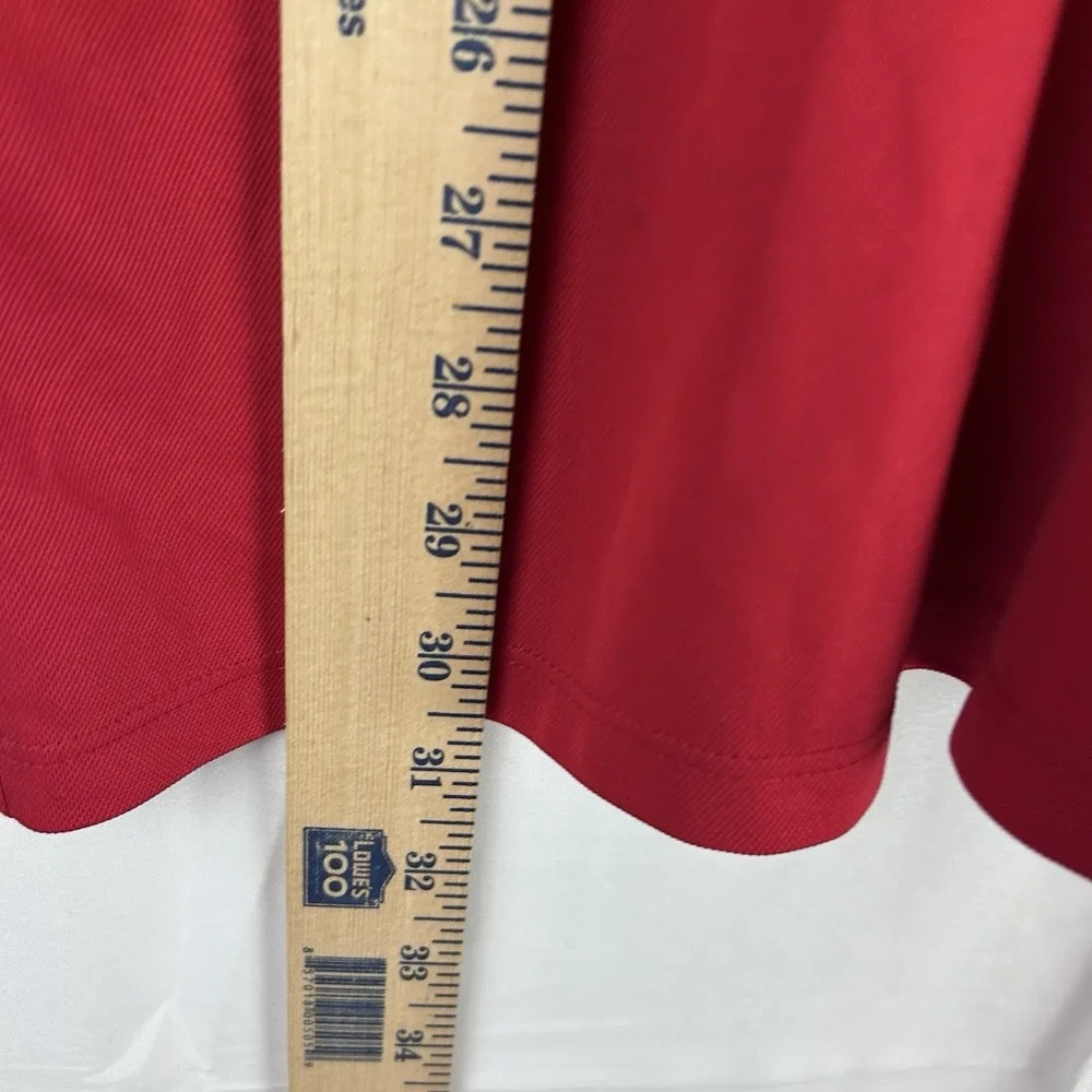 Nike Dri Fit Polo Shirt Men's XL Red Golf The Patriot Folds of‎ Honor *Flaw